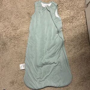 Bubble panda Bamboo Sleepsack size small sage green tog 1 0-6 months